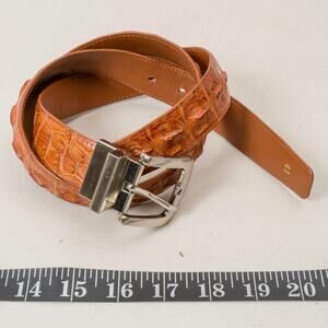 Luxury Crocodile Alligator Leather Crocodile Skin Men's Belt
